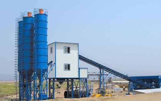 HZS150 concrete batching plant