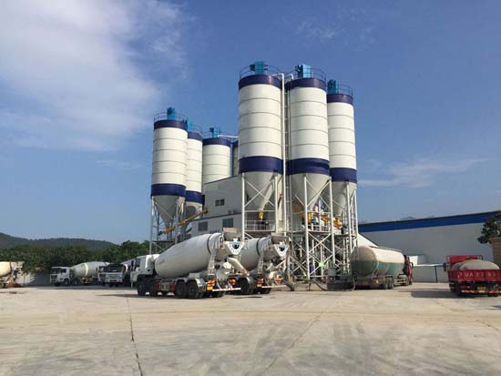 HZS180 concrete batching plant