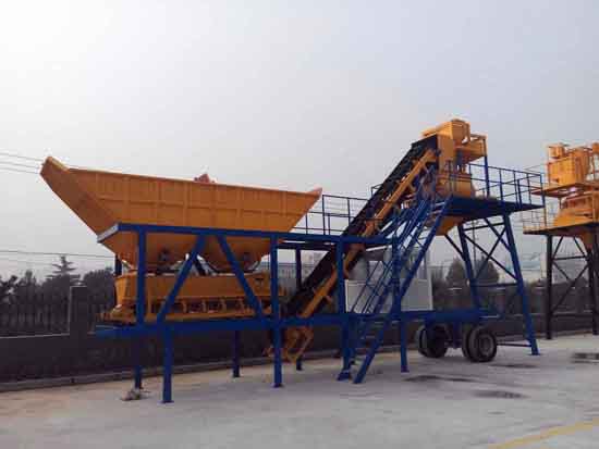 YHZS35 Mobile Concrete Batching Plant